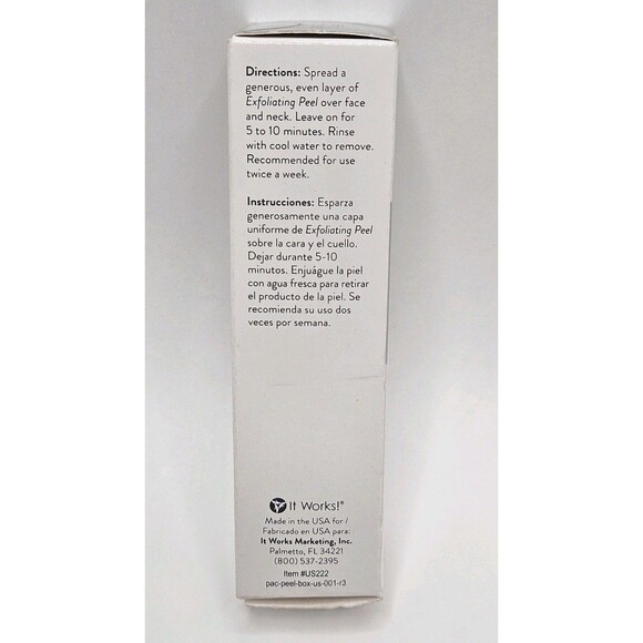 It Works! Exfoliating Peel Gel Facial Cleanser 1 fl oz New in Box 11/17 - Picture 2 of 6